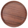 Contacto Laminated wood Round Non-Slip Serving Tray Ø 330 mm Brown