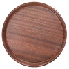 Contacto Laminated wood Round Non-Slip Serving Tray Ø 360 mm Brown Contacto Laminated wood Round Non-Slip Serving Tray Ø 360 mm Brown