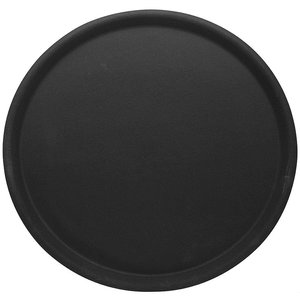 Contacto Antypoślizgowa okrągła taca do serwowania Ø 320 mm z laminatu, czarna