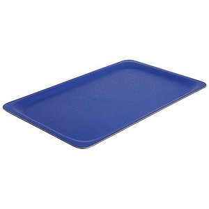 Contacto Laminate Rectangular Non-Slip Serving Tray GN 1/1 Blue Contacto Laminate Rectangular Non-Slip Serving Tray GN 1/1 Blue