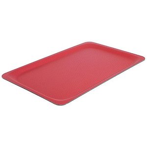 Contacto Laminate Rectangular Non-Slip Serving Tray GN 1/1 Red Contacto Laminate Rectangular Non-Slip Serving Tray GN 1/1 Red