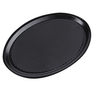Contacto Owalna taca do serwowania 210 x 290 mm z poliestru, czarna