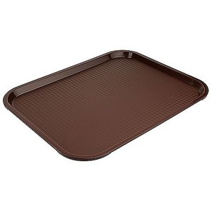 Contacto Fast Food Polypropylene Rectangular Serving Tray 350 x 450 mm Brown