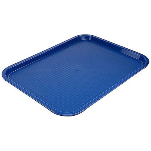 Contacto Fast Food Polypropylene Rectangular Serving Tray 300 x 400 mm Blue Contacto Fast Food Polypropylene Rectangular Serving Tray 300 x 400 mm Blue