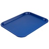 Contacto Fast Food Polypropylene Rectangular Serving Tray 265 x 350 mm Blue Contacto Fast Food Polypropylene Rectangular Serving Tray 265 x 350 mm Blue