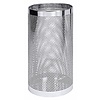 Contacto Round Stainless Steel Waste Paper Bin, Without Lid