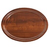 Contacto Laminated wood Oval Serving Tray 200 x 265 mm Brown Contacto Laminated wood Oval Serving Tray 200 x 265 mm Brown