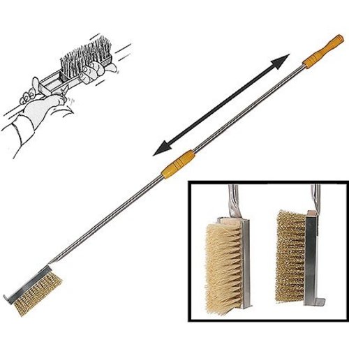 Contacto Pizza Oven Brush with natural bristles made of palm fibre Contacto Pizza Oven Brush with natural bristles made of palm fibre