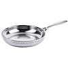 Contacto Stainless Steel Frying Pan, Hammered Finish Ø240 mm Contacto Stainless Steel Frying Pan, Hammered Finish Ø240 mm