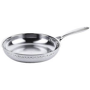 Contacto Stainless Steel Frying Pan, Hammered Finish Ø240 mm Contacto Stainless Steel Frying Pan, Hammered Finish Ø240 mm