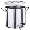 Contacto Garnek wysoki z kranem i pokrywką 70 L Ø 450 mm ze stali nierdzewnej