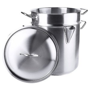 Contacto Stainless Steel High Pot with Lid 15 L Ø 320 mm Contacto Stainless Steel High Pot with Lid 15 L Ø 320 mm