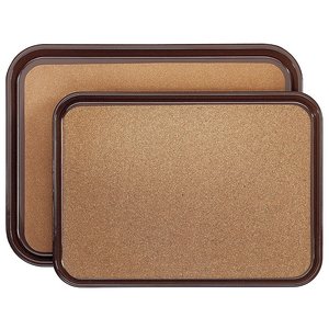 Contacto ABS Rectangular Non-Slip Serving Tray 300 x 415 mm Brown Contacto ABS Rectangular Non-Slip Serving Tray 300 x 415 mm Brown