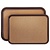 Contacto ABS Rectangular Non-Slip Serving Tray 300 x 415 mm Brown