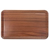 Contacto Laminated wood Rectangular Serving Tray GN 1/1 Brown
