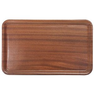 Contacto Laminated wood Rectangular Serving Tray GN 1/1 Brown Contacto Laminated wood Rectangular Serving Tray GN 1/1 Brown
