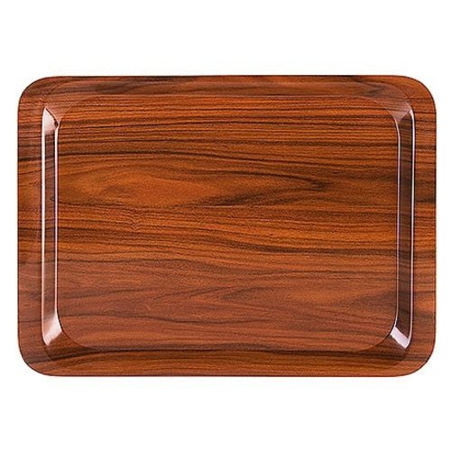 Contacto Laminated wood Rectangular Serving Tray 320 x 440 mm Brown Contacto Laminated wood Rectangular Serving Tray 320 x 440 mm Brown