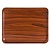 Contacto Laminated wood Rectangular Serving Tray 360 x 460 mm Brown