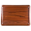 Contacto Prostokątna taca do serwowania 430 x 610 mm z drewna laminowanego, brązowa