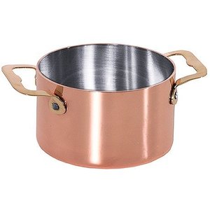 Contacto Garnek średni 0,75 L Ø 120 mm miedziany Contacto Garnek średni 0,75 L Ø 120 mm miedziany