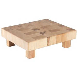 Contacto Deska do serwowania drewniana z nóżkami, prostokątna 265 x 325 mm