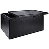 Contacto Insulated Top Loading Food Conteiner 260x200x(h)40mm, 78 L Black