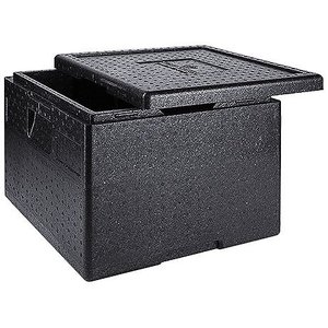 Contacto Pojemnik termoizolacyjny do pizzy 33 L, ładowany od góry, czarny