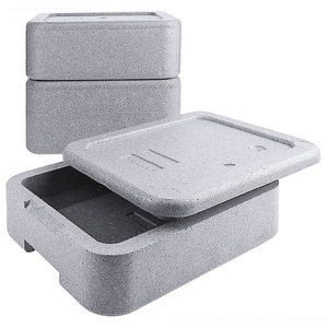 Contacto Insulated Top Loading Food Conteiner 260x200x(h)40mm Grey Contacto Insulated Top Loading Food Conteiner 260x200x(h)40mm Grey