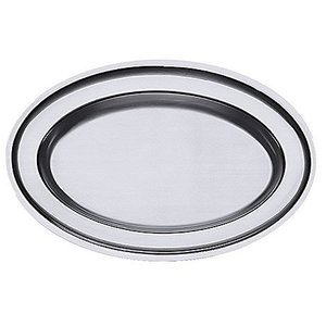 Contacto Półmisek ze stali nierdzewnej, owalny 470x310x30 mm Contacto Półmisek ze stali nierdzewnej, owalny 470x310x30 mm
