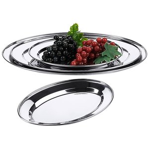 Contacto Półmisek ze stali nierdzewnej, owalny 250x180x16 mm Contacto Półmisek ze stali nierdzewnej, owalny 250x180x16 mm