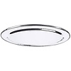 Contacto Wyprzedaż - Półmisek ze stali nierdzewnej, owalny 450x290x20 mm