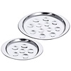 Contacto Snails Stainless Steel Plate, Ø135 mm, Oval