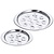 Contacto Snails Stainless Steel Plate, Ø135 mm, Oval