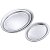 Contacto Stainless Steel Oval Serving Tray 145 x 200 mm