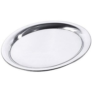 Contacto Stainless Steel Oval Serving Tray 145 x 200 mm Contacto Stainless Steel Oval Serving Tray 145 x 200 mm