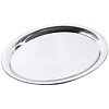 Contacto Stainless Steel Oval Serving Tray 195 x 265 mm