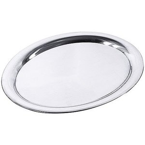 Contacto Stainless Steel Oval Serving Tray 220 x 285 mm Contacto Stainless Steel Oval Serving Tray 220 x 285 mm