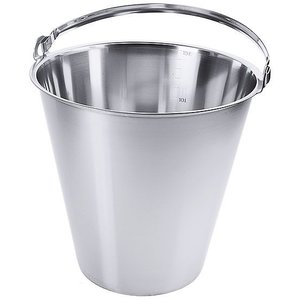 Contacto Wiadro ze stali nierdzewnej bez pokrywki, 15 l, o średnicy 325 mm Contacto Wiadro ze stali nierdzewnej bez pokrywki, 15 l, o średnicy 325 mm