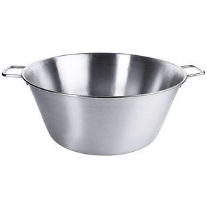 Contacto Stainless Steel Kitchen Bowl with Handles 16 L, ø 400 mm Contacto Stainless Steel Kitchen Bowl with Handles 16 L, ø 400 mm