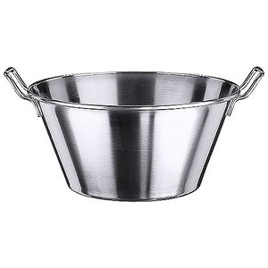 Contacto Stainless Steel Kitchen Bowl with Handles 24 L, ø 450 mm Contacto Stainless Steel Kitchen Bowl with Handles 24 L, ø 450 mm