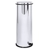 Contacto 25 L Round Stainless Steel Pedal Bin, Lift Lid, 25 L