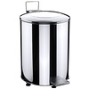 Contacto 50 L Round Stainless Steel Pedal Bin, Lift Lid, 50 L