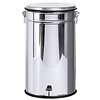Contacto 80 L Round Stainless Steel Pedal Bin, Lift Lid, 80 L
