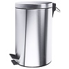 Contacto 20 L Round Stainless Steel Pedal Bin, Lift Lid, 20 L Contacto 20 L Round Stainless Steel Pedal Bin, Lift Lid, 20 L