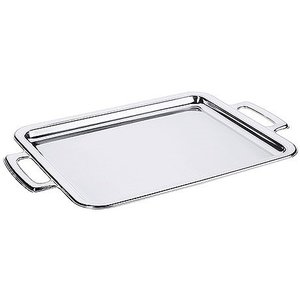 Contacto Stainless Steel Rectangular Serving Tray 270 x 350 mm with Handles Contacto Stainless Steel Rectangular Serving Tray 270 x 350 mm with Handles