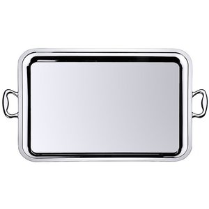 Contacto Stainless Steel Rectangular Serving Tray 500 x 660 mm with Handles