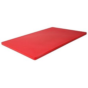 Contacto Polyethylene Cutting board HACCP 300 x 450 mm Red