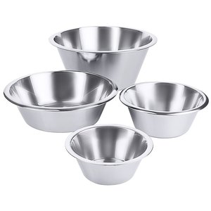 Contacto Stainless Steel Kitchen Bowl with Rim 0,5 L, ø 140 mm Contacto Stainless Steel Kitchen Bowl with Rim 0,5 L, ø 140 mm