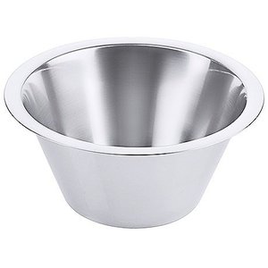 Contacto Płytka Miska kuchenna z rantem 0,75 L ze stali nierdzewnej ø 150 mm Contacto Płytka Miska kuchenna z rantem 0,75 L ze stali nierdzewnej ø 150 mm