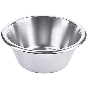 Contacto Płytka Miska kuchenna z rantem 1 L ze stali nierdzewnej ø 165 mm Contacto Płytka Miska kuchenna z rantem 1 L ze stali nierdzewnej ø 165 mm